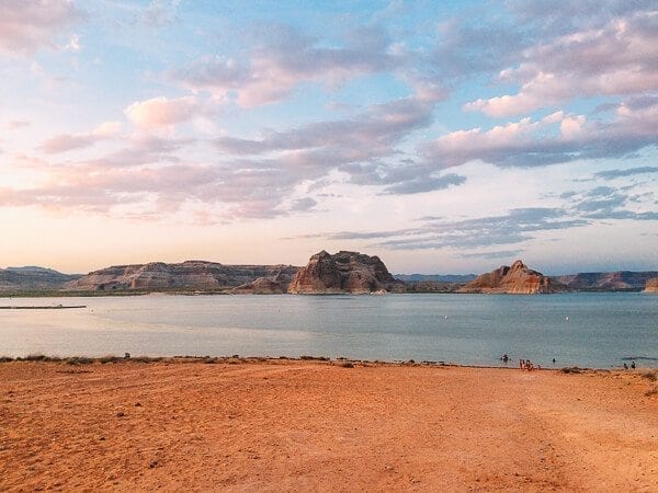 Lake Powell Beach, by thewoksoflife.com