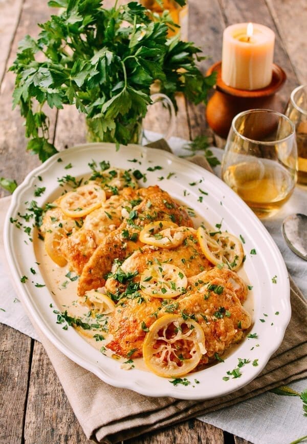 Chicken Francese, by thewoksoflife.com