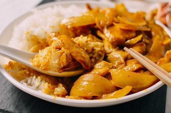 15-Minute Chicken Curry, Takeout-Style, by thewoksoflife.com