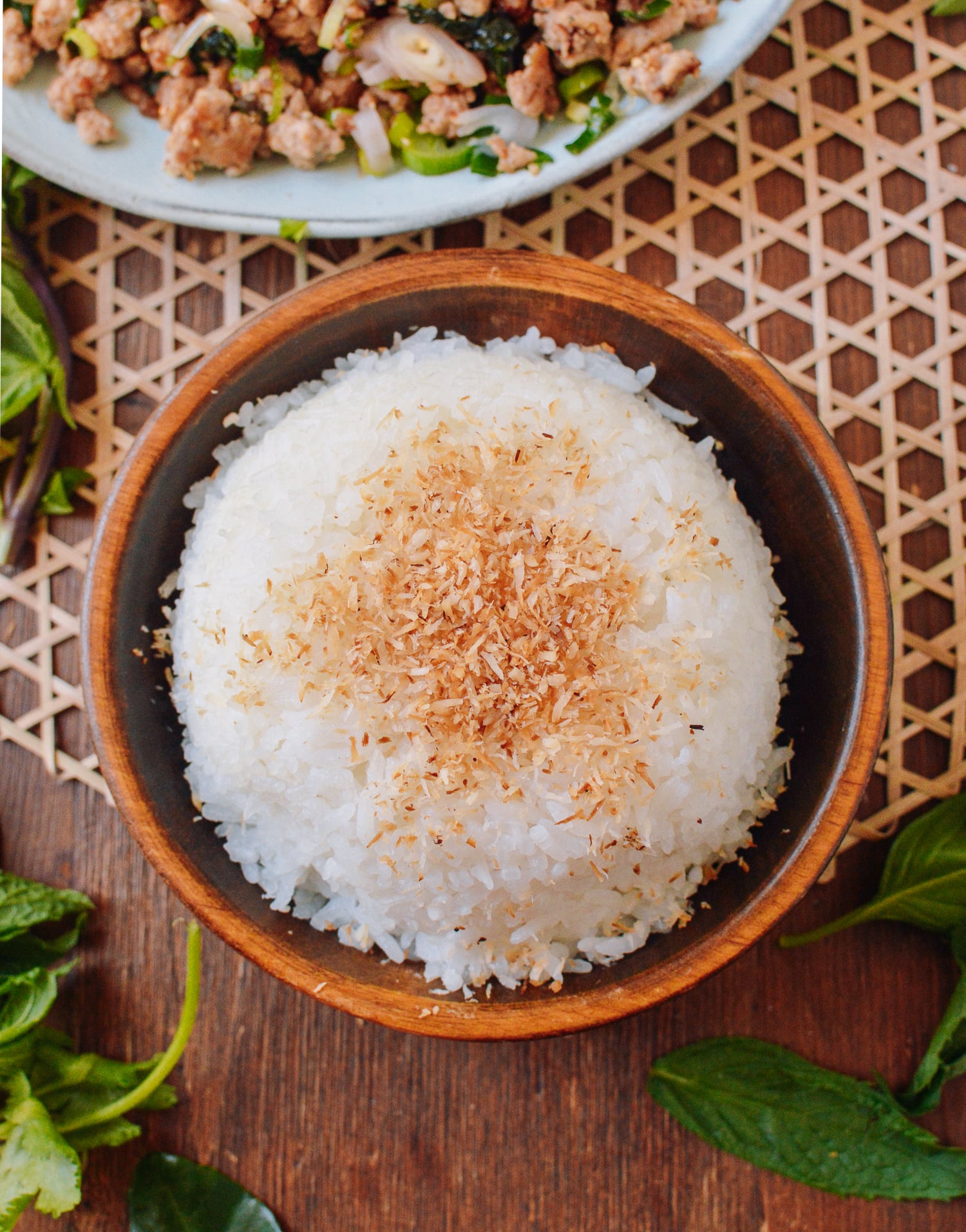 Coconut Rice, by thewoksoflife.com