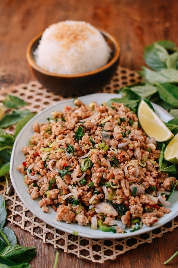 Pork Larb, The National Dish of Laos, by thewoksoflife.com