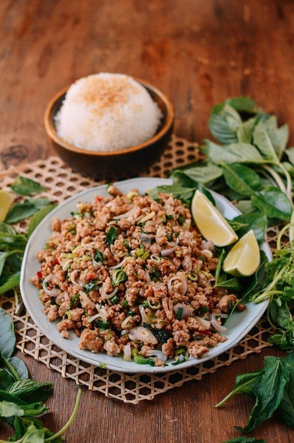 Pork Larb, The National Dish of Laos, by thewoksoflife.com