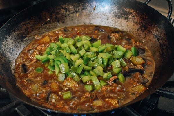 Braised Eggplant with Minced Pork, by thewoksoflife.com