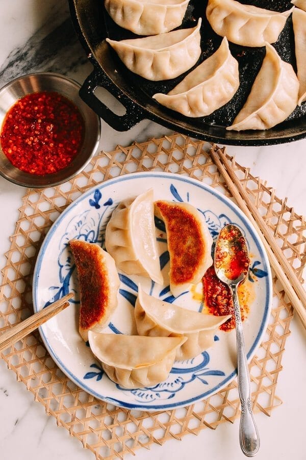 Chicken Zucchini Dumplings, by thewoksoflife.com