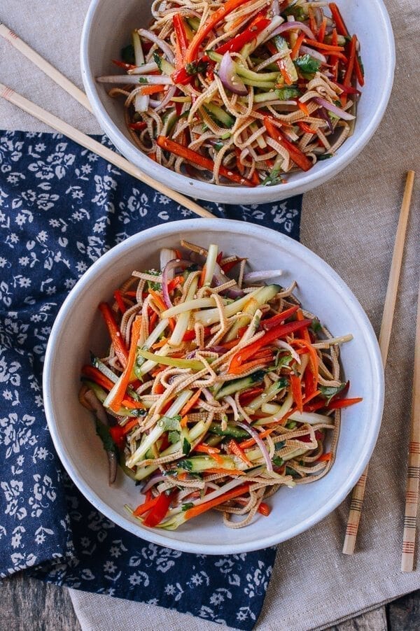 Chinese Tofu Salad, by thewoksoflife.com