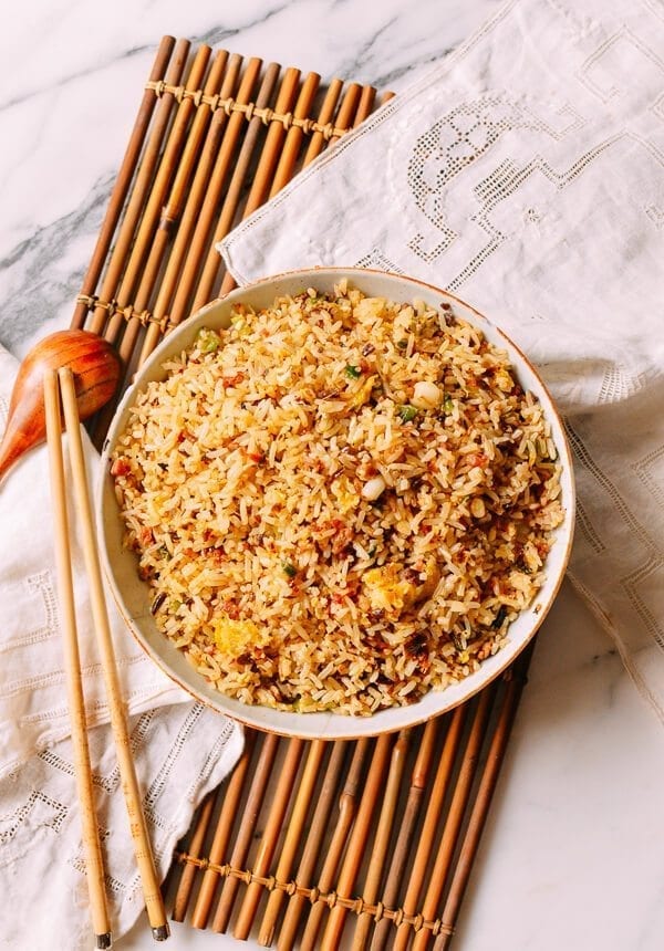 Chengdu-Style Sichuan Fried Rice, by thewoksoflife.com