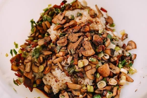 Sticky Rice Stuffed Chicken Breast, by thewoksoflife.com