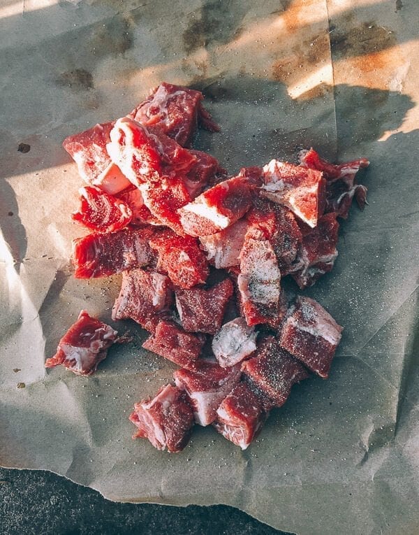 Campfire Beef Stew, by thewoksoflife.com