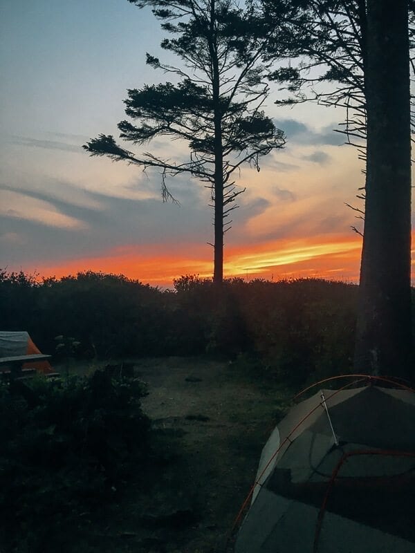 Kalaloch Campground Sunset, by thewoksoflife.com