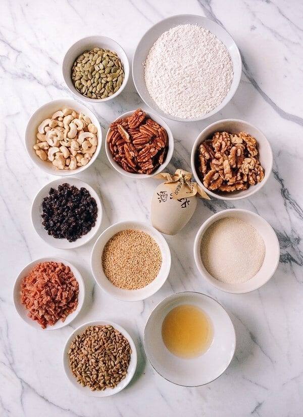 Ham an Nut Mooncake Recipe, by thewoksoflife.com