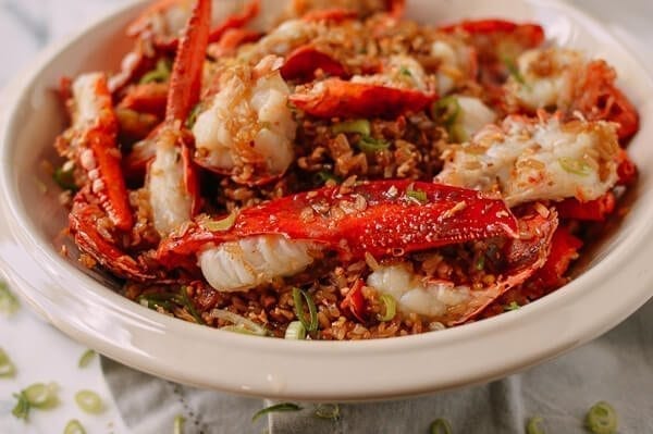 Lobster Sticky Fried Rice, by thewoksoflife.com