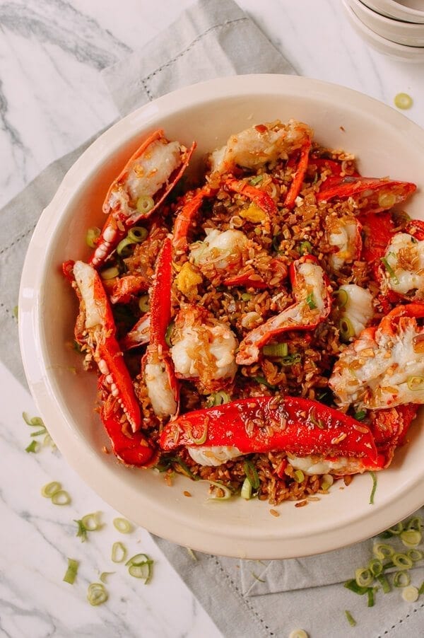 Lobster Sticky Fried Rice, by thewoksoflife.com