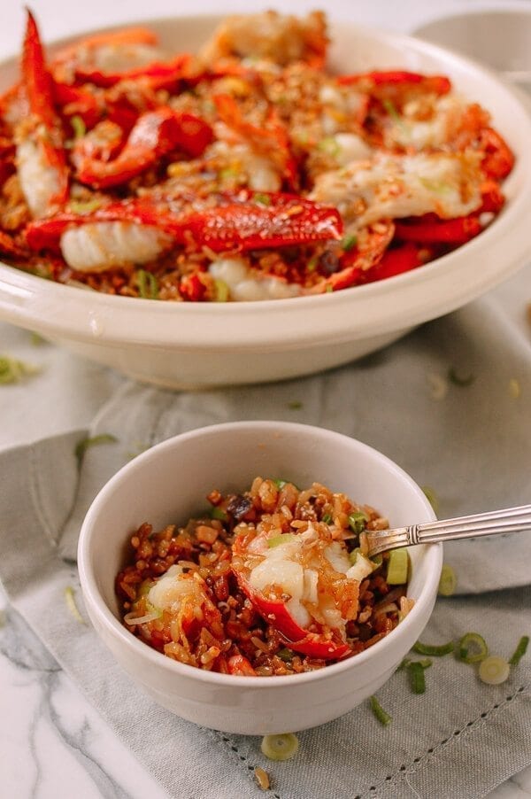 Lobster Sticky Fried Rice, by thewoksoflife.com