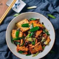 Tofu with Black Bean Sauce, by thewoksoflife.com