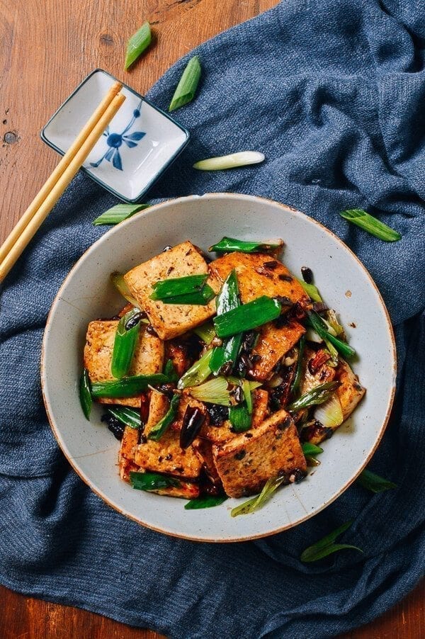 Tofu with Black Bean Sauce, by thewoksoflife.com