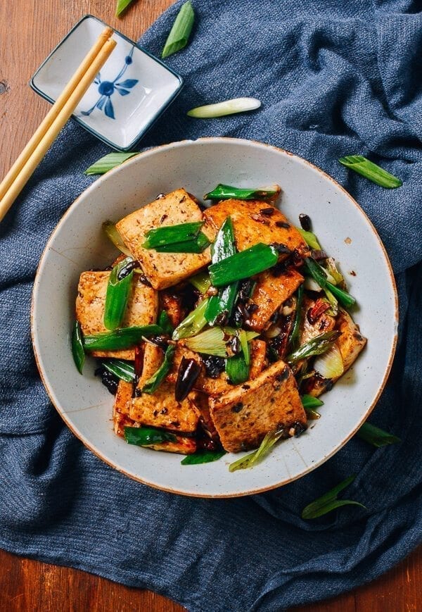Tofu with Black Bean Sauce, by thewoksoflife.com