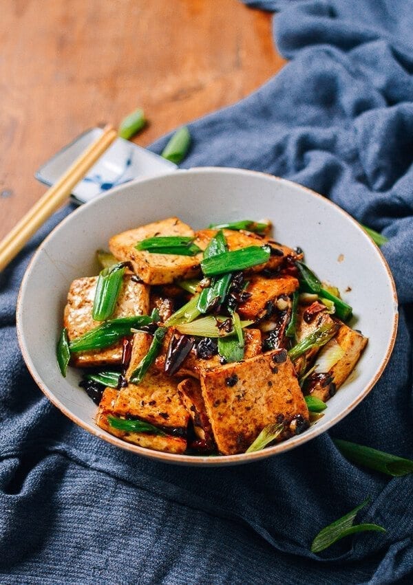 Tofu with Black Bean Sauce, by thewoksoflife.com
