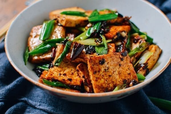 Tofu with Black Bean Sauce, by thewoksoflife.com