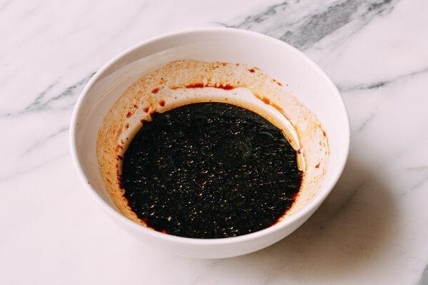 Bacon & Scallion Egg Noodle Stir-fry, by thewoksoflife.com