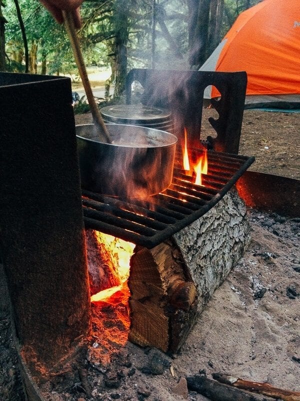 Camping Meals, by thewoksoflife.com