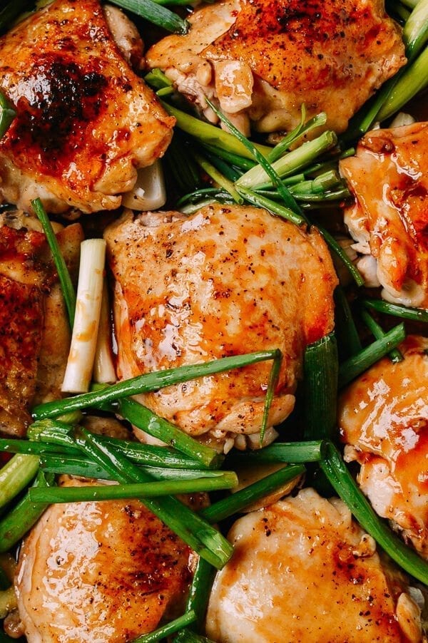 One-Pan Roasted Chicken in Oyster Sauce, by thewoksoflife.com