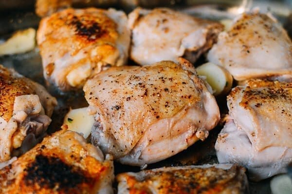 One-Pan Roasted Chicken in Oyster Sauce, by thewoksoflife.com