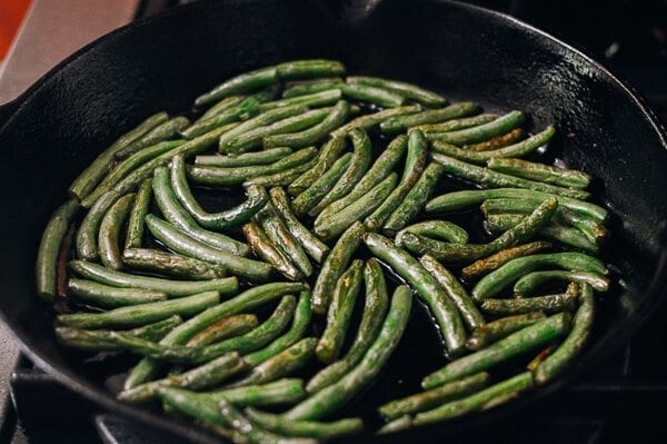 Restaurant-style Sichuan Dry Fried String Beans, by thewoksoflife.com