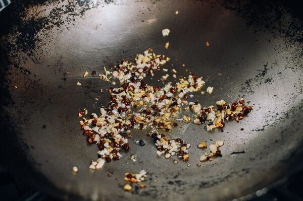 Gan Bian Si Ji Dou - Sichuan Dry Fried String Beans, by thewoksoflife.com