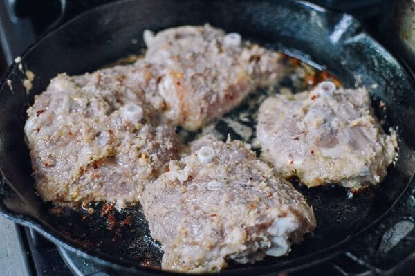 Roasted Lemongrass Chicken Thighs, by thewoksoflife.com