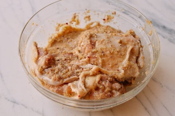 Roasted Lemongrass Chicken Thighs, by thewoksoflife.com