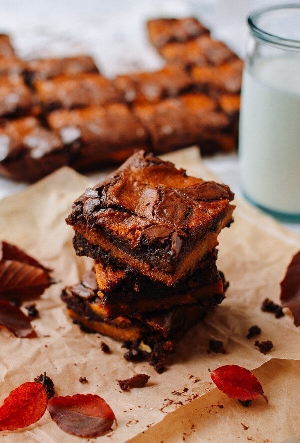 Swirled Pumpkin Brownies