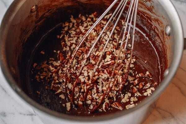 Swirled Pumpkin Brownies, by thewoksoflife.com