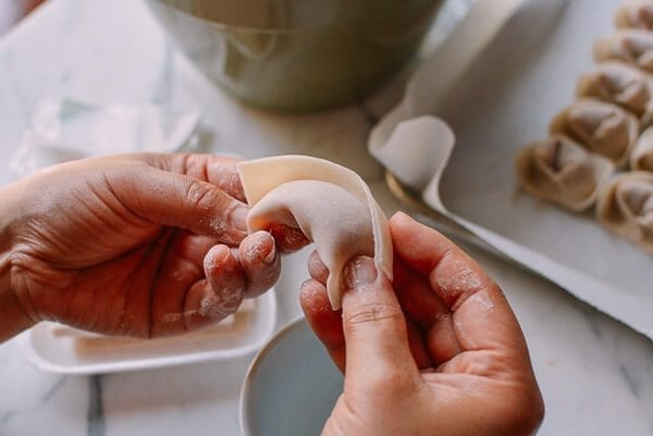 Making Wontons, by thewoksoflife.com