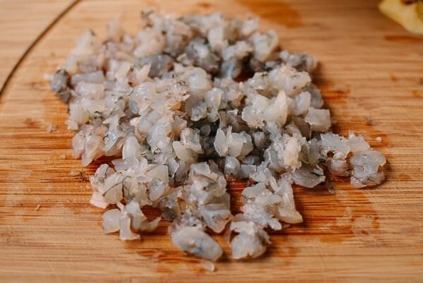 San Xian Wontons (Shrimp, Pork & Chicken Wontons), by thewoksoflife.com