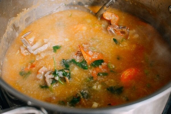 Seafood Congee, by thewoksoflife.com