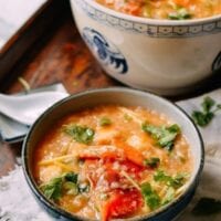 Seafood Congee, by thewoksoflife.com