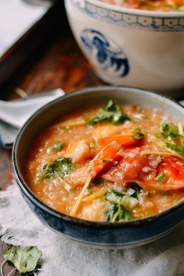 Seafood Congee, by thewoksoflife.com