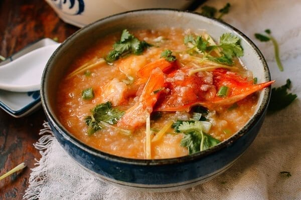 Seafood Congee, by thewoksoflife.com