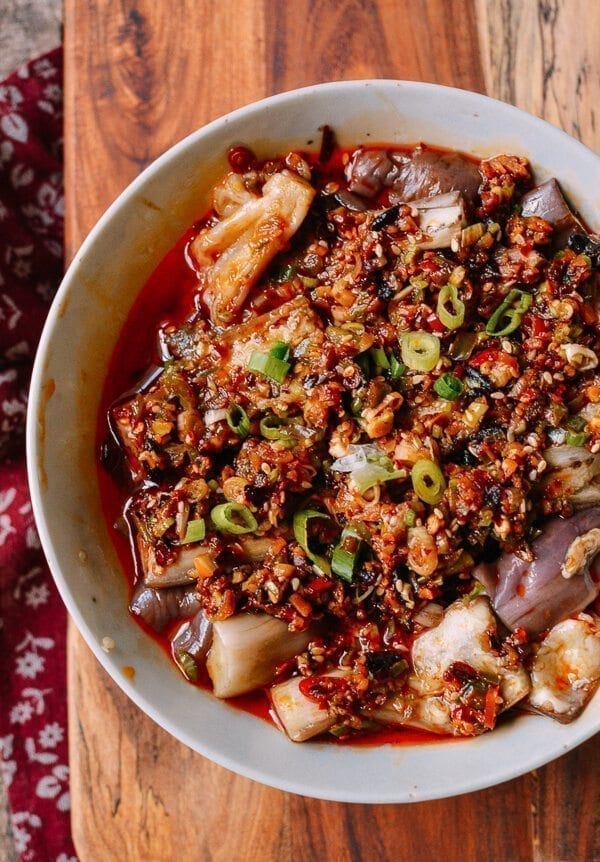 Hunan Steamed Eggplant, by thewoksoflife.com