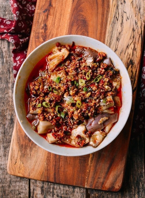 Hunan Steamed Eggplant, by thewoksoflife.com