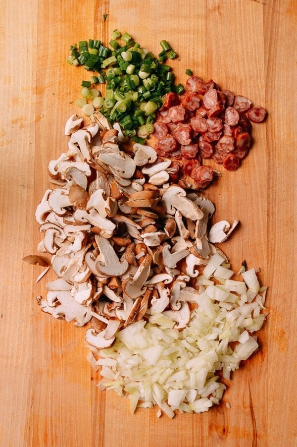 Sticky Rice Stuffing, by thewoksoflife.com