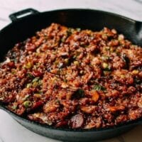 Sticky Rice Stuffing, by thewoksoflife.com