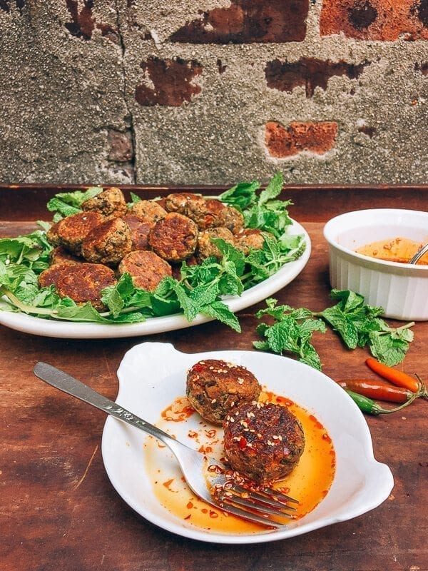 Vegetarian Meatballs, by thewoksoflife.com