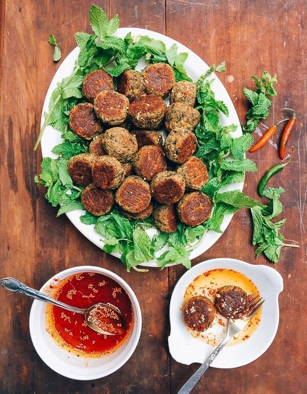 Vegetarian Meatballs, by thewoksoflife.com