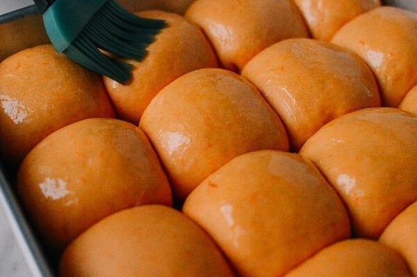 Pumpkin Dinner Rolls, by thewoksoflife.com