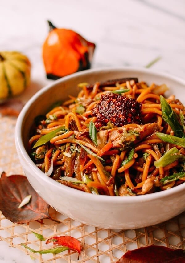 Turkey Lo Mein, by thewoksoflife.com