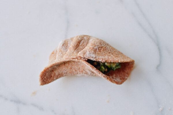 Whole Wheat Dumpling Wrappers, by thewoksoflife.com