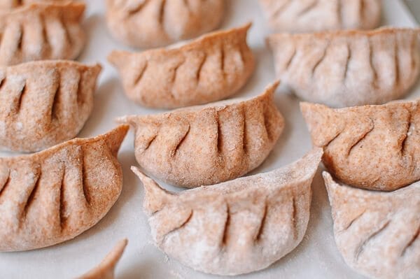 Whole Wheat Dumpling Wrappers, by thewoksoflife.com