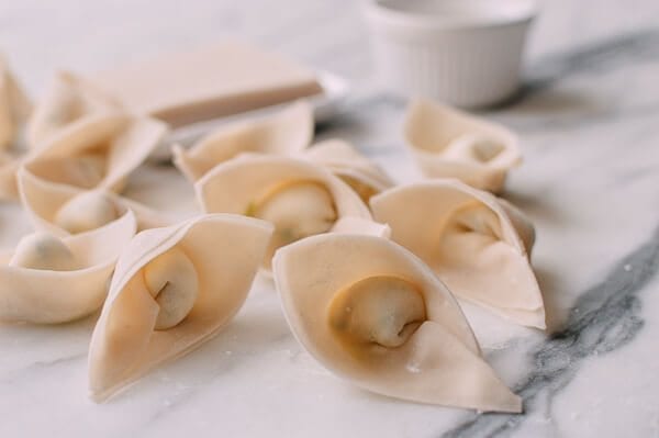 Cream Cheese Wontons, by thewoksoflife.com