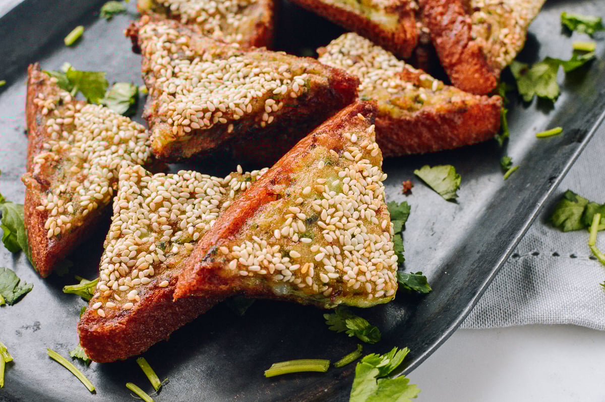 Shrimp Toast, by thewoksoflife.com